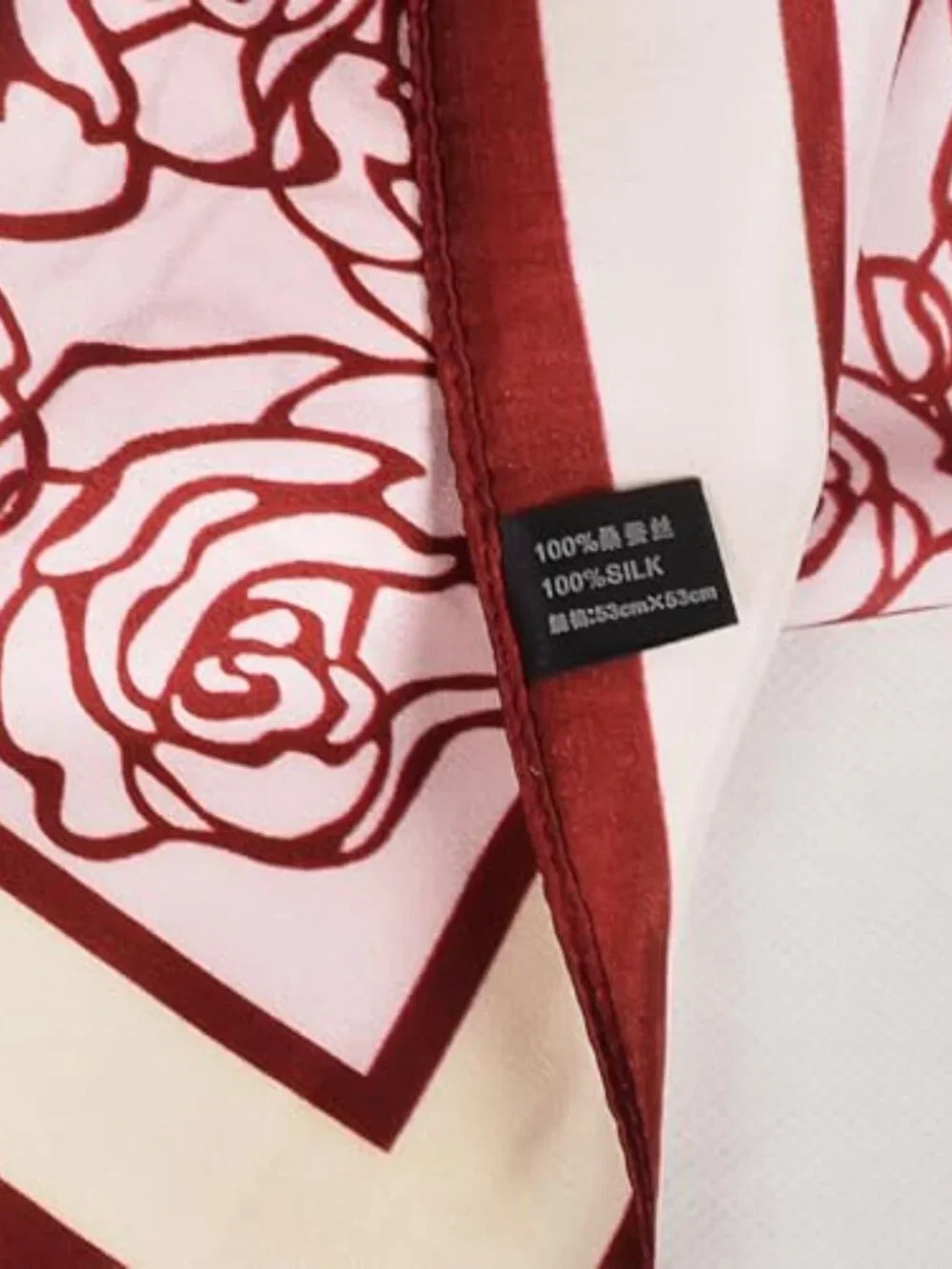 Women 100% Mulberry Silk Lightweight Square Scarf 21 inch Neckerchief